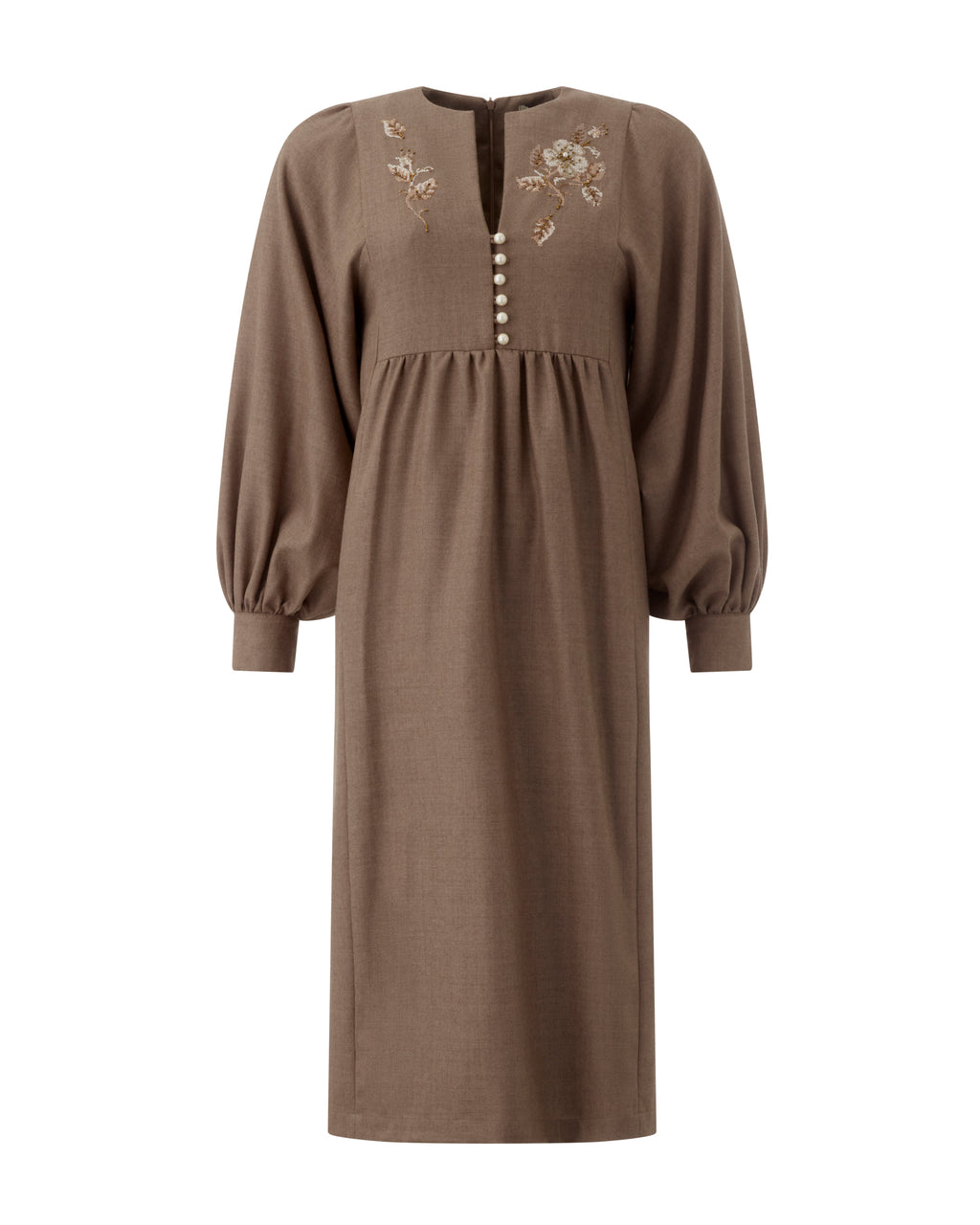 Clementina Dress - Taupe
