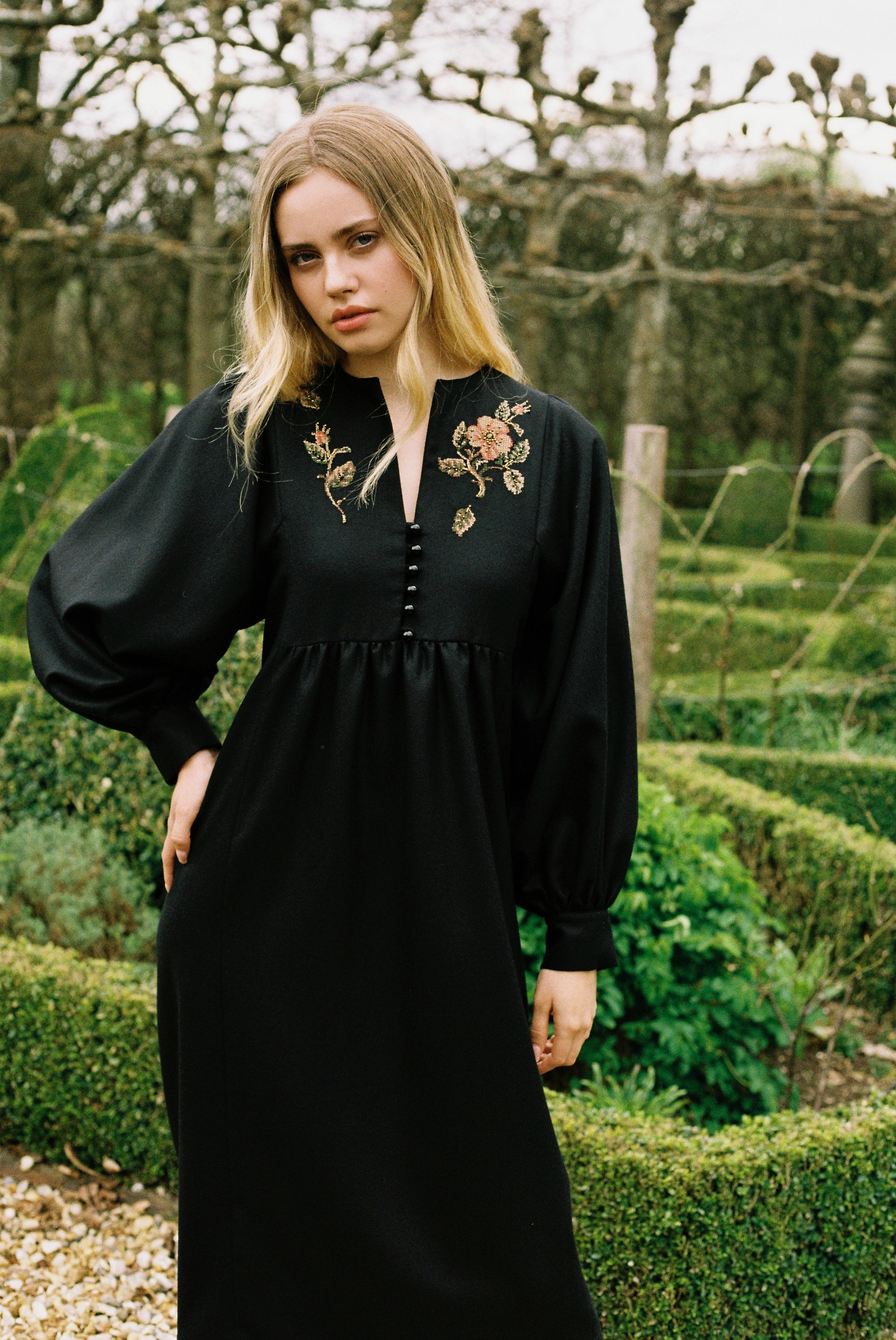 Clementina Dress - Black